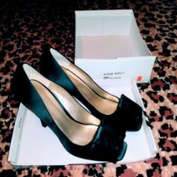 Women's Nine west satin kitten heel - Picture 1 of 7